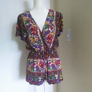 floral print romper